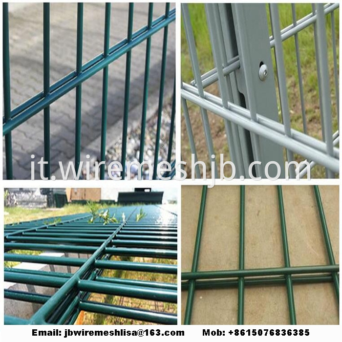 868/656 Powder Coated Double Weft Wire Mesh Fence